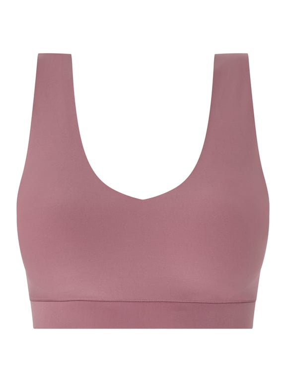 Softstretch | SOFTSTRETCH - Softstretch Padded V-Neck Bra Top Rose Des Bois - 2
