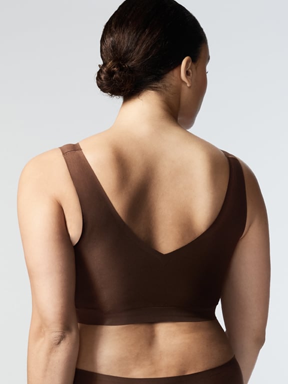 Chantelle | SoftStretch - SoftStretch Padded V-Neck Bra Nude Walnut - 2