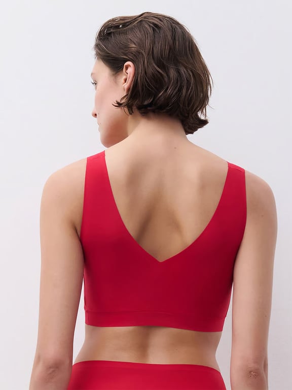 SoftStretch Padded V-Neck Bra Poppy - 3
