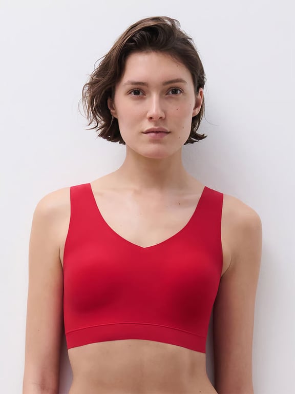 Chantelle | SoftStretch - SoftStretch Padded V-Neck Bra Poppy - 1