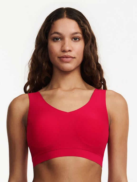 SoftStretch Padded V-Neck Bra Poppy - 0