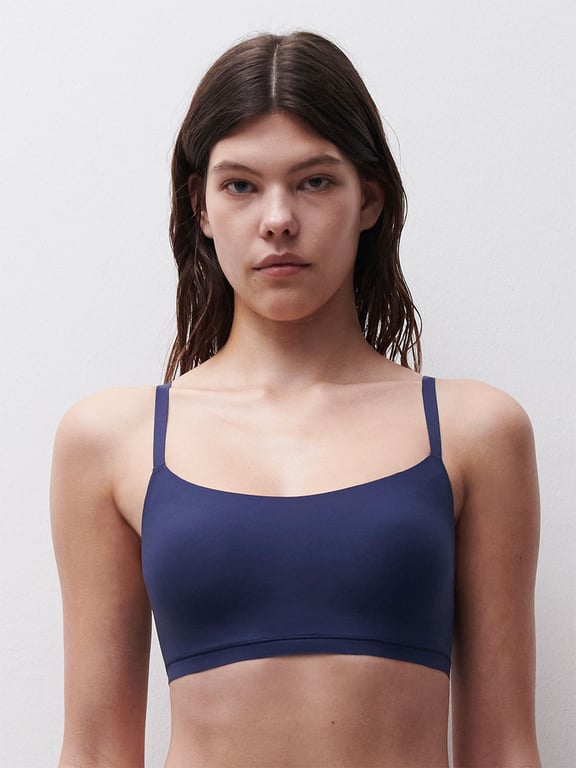 Softstretch Scoop Padded Bralette Marine Blue - 0