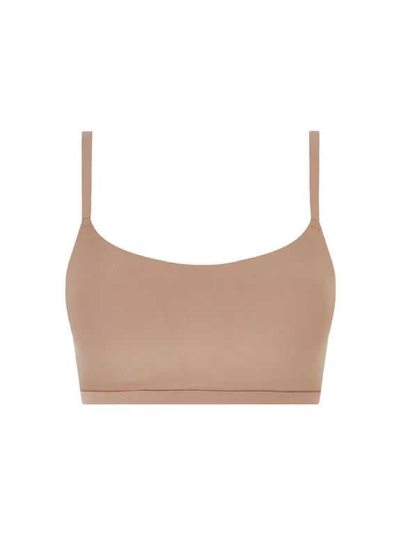 SoftStretch Scoop Padded Bralette Coffee Latte Nude - 1