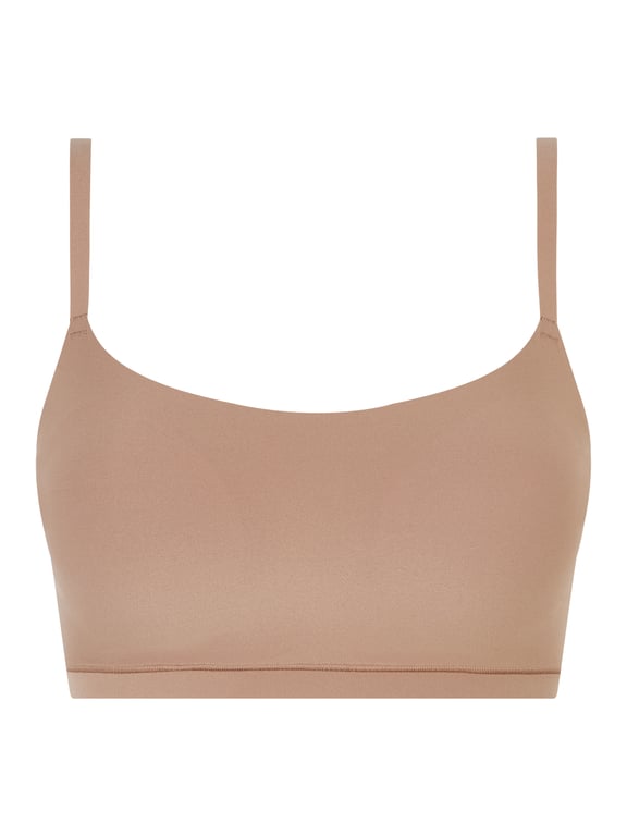 SoftStretch Scoop Padded Bralette Coffee Latte Nude - 1