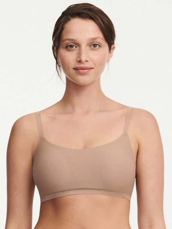 SoftStretch Scoop Padded Bralette Coffee Latte - 0