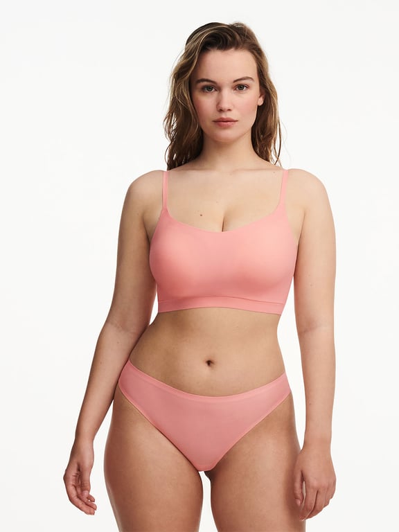 SoftStretch Scoop Padded Bralette Candlelight Peach - 2