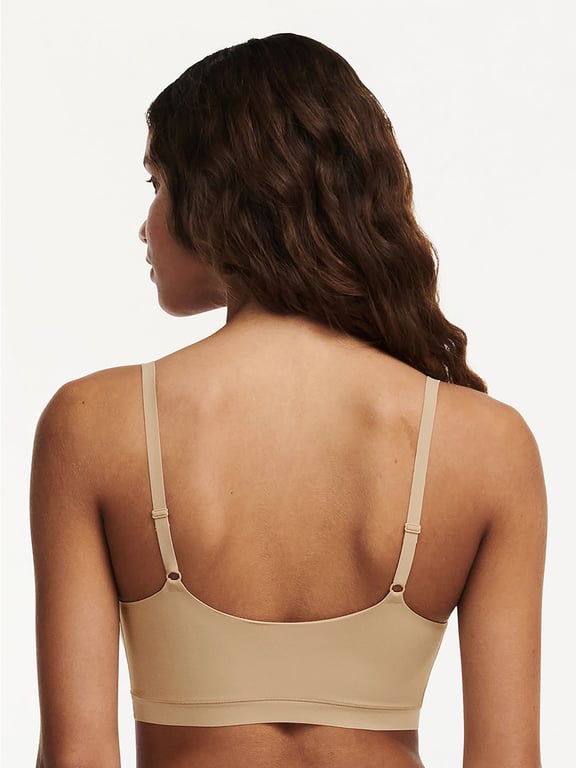 SoftStretch Scoop Padded Bralette Nude Sand - 1