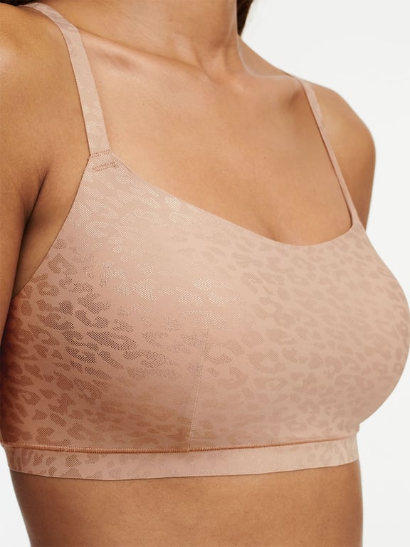 SoftStretch Scoop Padded Bralette Leopard Shimmer - 2