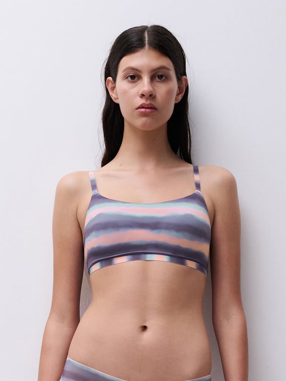 Softstretch | SoftStretch - Softstretch Scoop Padded Bralette Fluor Eclipse - 1
