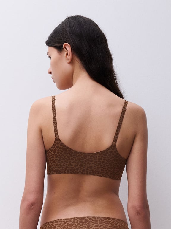 Softstretch Scoop Padded Bralette Wild Brown - 3