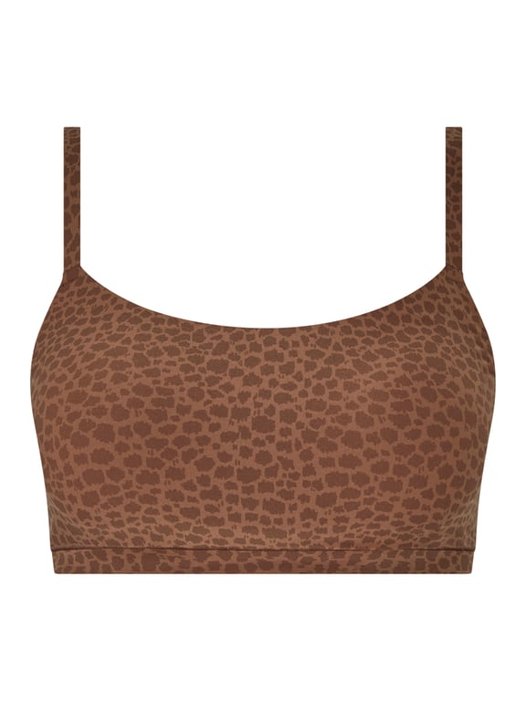 Softstretch | SOFTSTRETCH - Softstretch Scoop Padded Bralette Wild Brown - 2