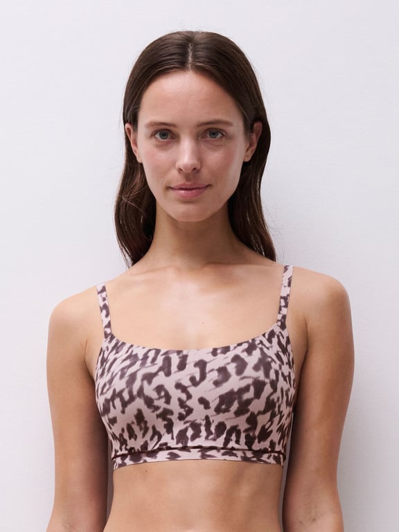 Chantelle | SoftStretch - Softstretch Scoop Padded Bralette Blurry Panther - 1