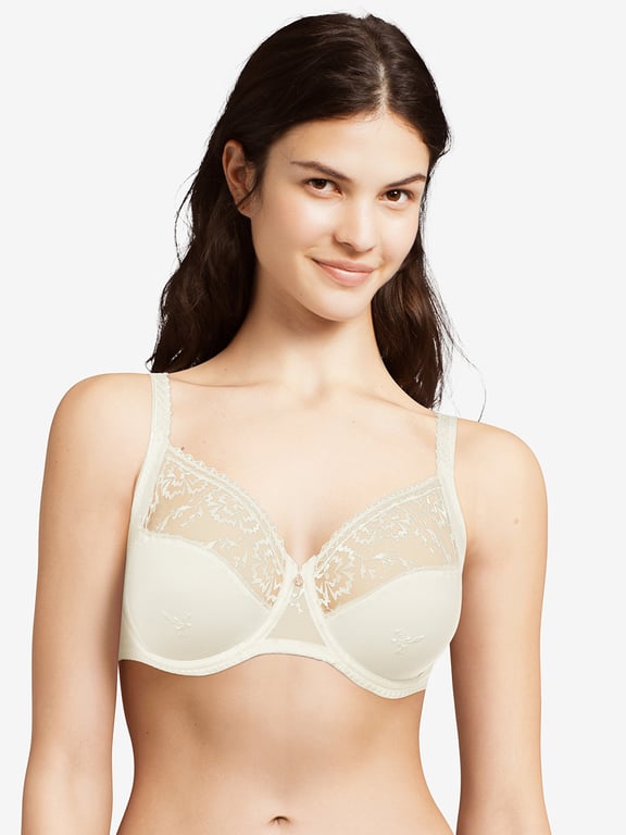 Every Curve Full Coverage Unlined Bra Milk - 0