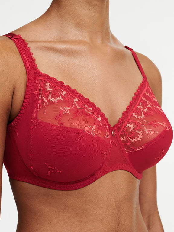 Every Curve Full Coverage Unlined Bra Scarlet/Peach - 2