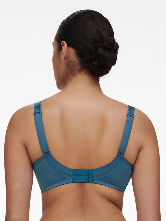 Every Curve Lace Full Coverage Unlined Bra Jeans Blue Shades - 2