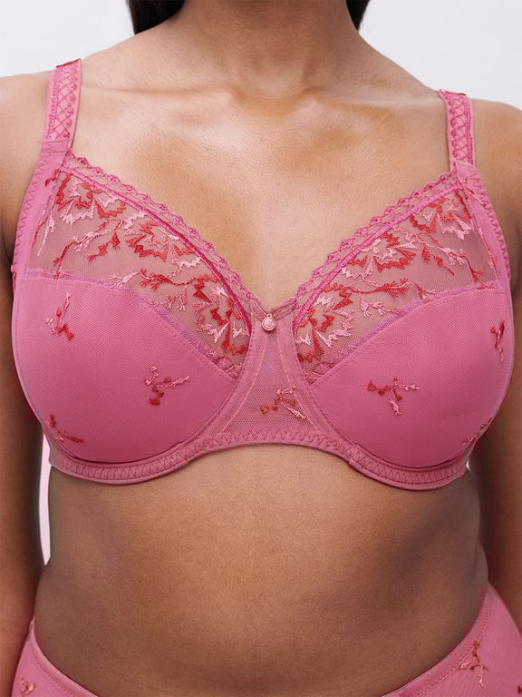 Every Curve Lace Full Coverage Unlined Bra Dahlia Multico - 4