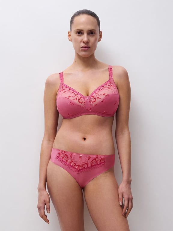 Every Curve Lace Full Coverage Wireless Bra Dahlia Multico - 4