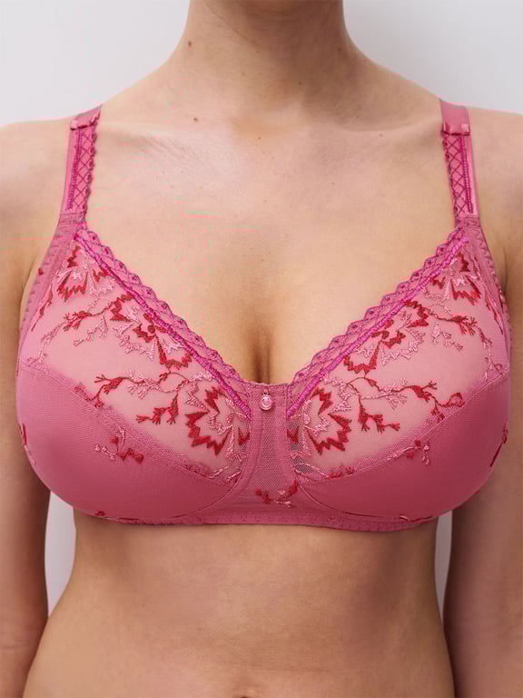 Every Curve Lace Full Coverage Wireless Bra Dahlia Multico - 3