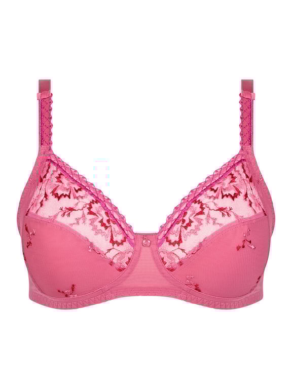 Every Curve Lace Full Coverage Wireless Bra Dahlia Multico - 1