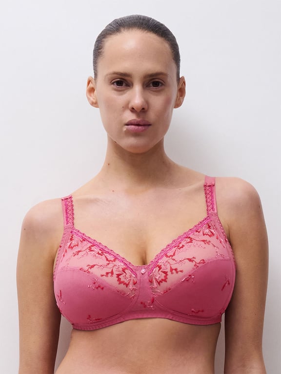 Every Curve Lace Full Coverage Wireless Bra Dahlia Multico - 0