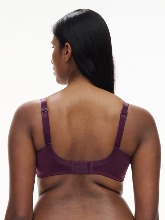 Every Curve Smooth Custom Fit Demi T-Shirt Bra Aubergine Shades - 2