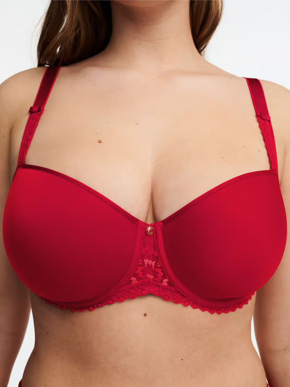 Every Curve Demi Memory Foam Scarlet/Peach - 2