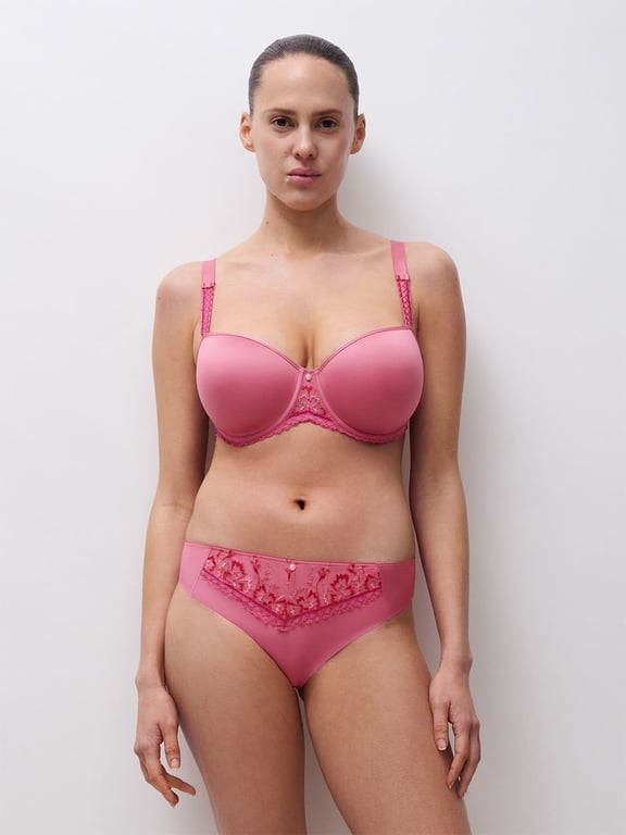 Every Curve Smooth Custom Fit Demi T-Shirt Bra Dahlia Multico - 4