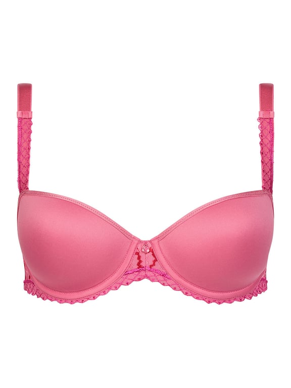 Every Curve Smooth Custom Fit Demi T-Shirt Bra Dahlia Multico - 1