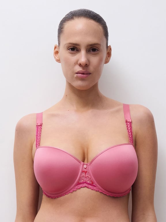 Every Curve Smooth Custom Fit Demi T-Shirt Bra Dahlia Multico - 0
