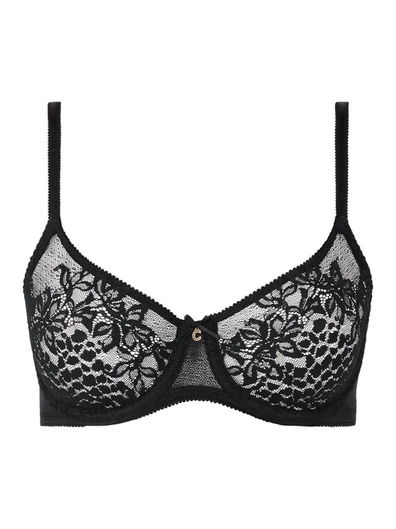 Chantelle | MARIS - Maris Lace Full Coverage Unlined Bra Black - 2