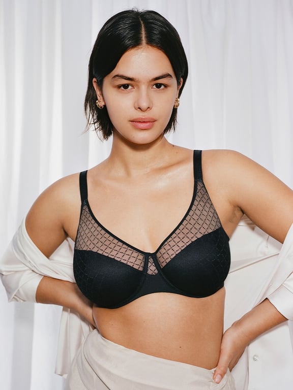 Norah Chic Underwire Bra Black