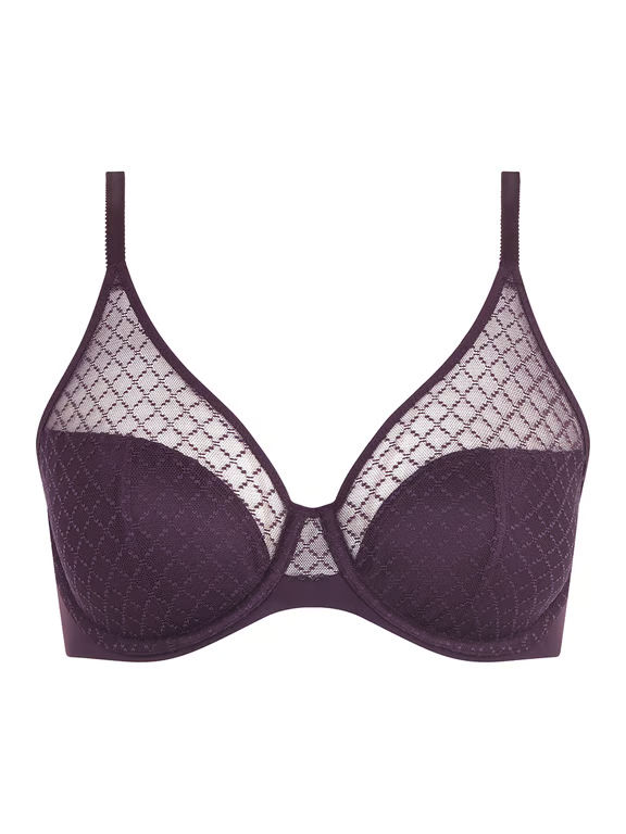 Norah Chic Underwire Bra Aubergine - 1