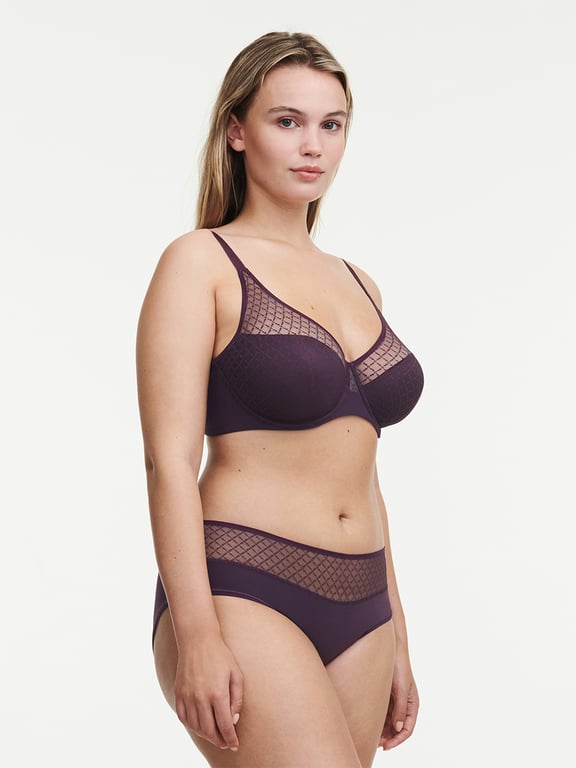 Norah Chic Underwire Bra Aubergine - 3