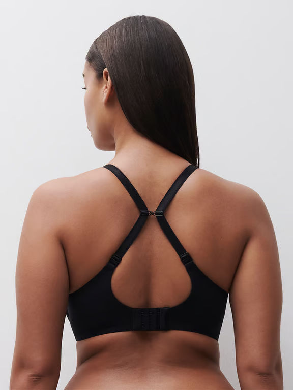 Norah Chic Plunge T-Shirt Bra Black - 4