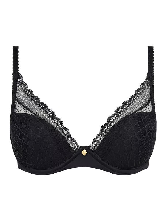 Chantelle | Norah Chic - Norah Chic Plunge T-Shirt Bra Black - 2