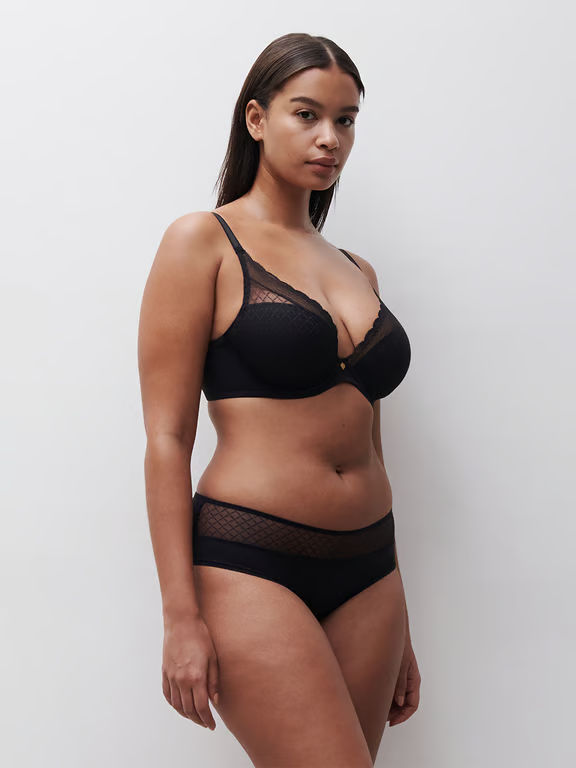 Norah Chic Plunge T-Shirt Bra Black - 5
