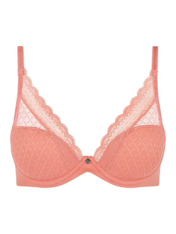 Norah Chic Plunge T-Shirt Bra Rose Canyon - 1