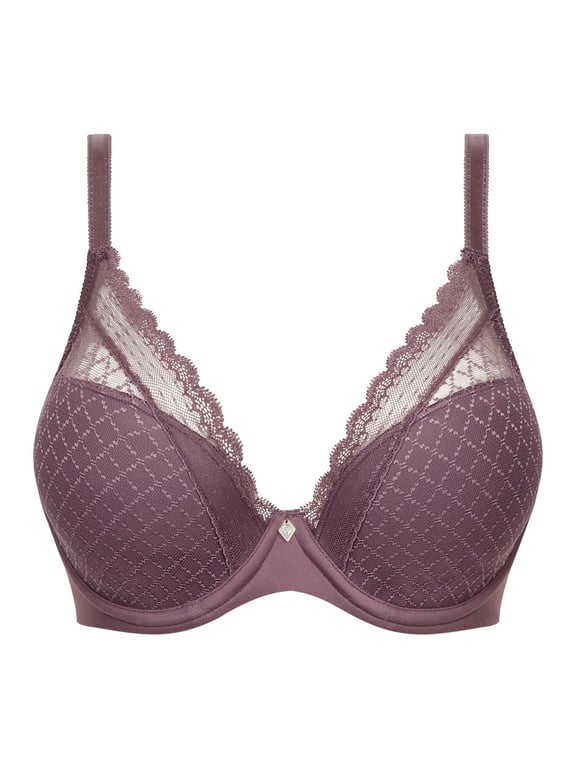 Chantelle | Norah Chic - Norah Chic Plunge T-Shirt Bra Hyacinth - 2