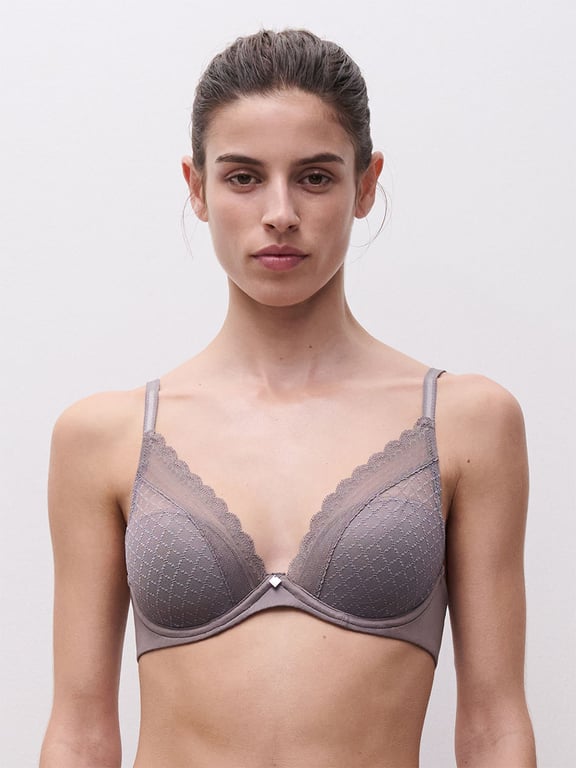 Norah Chic Plunge T-Shirt Bra Bronzed Taupe - 2
