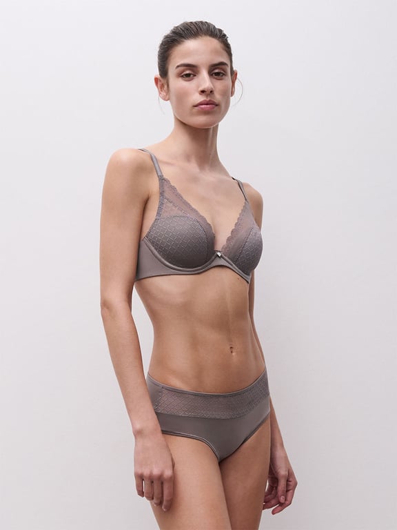 Norah Chic Plunge T-Shirt Bra Bronzed Taupe - 5