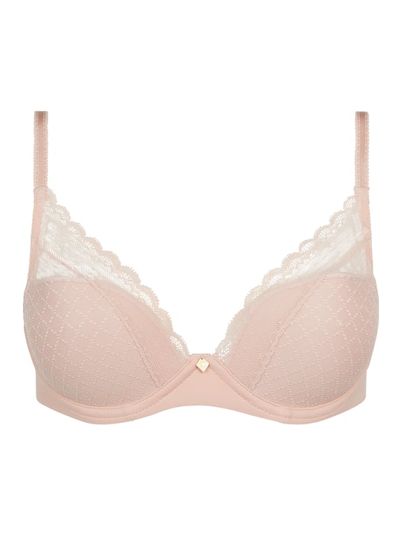 Norah Chic Plunge T-Shirt Bra Nude Rose - 1