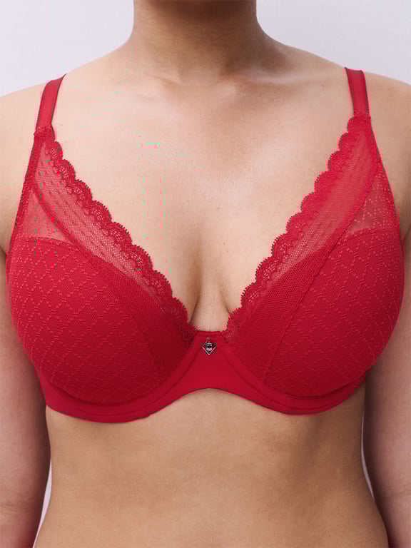 Norah Chic Plunge T-Shirt Bra Poppy - 4