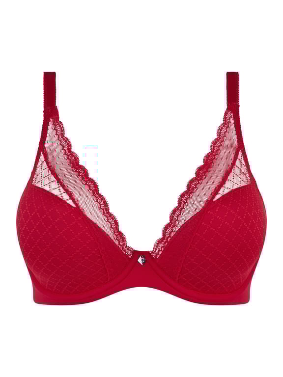 Norah Chic Plunge T-Shirt Bra Poppy - 1