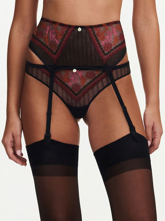 Chantelle | New Romance - New Romance Waist Cincher Noir Fleurs Multicolor - 1