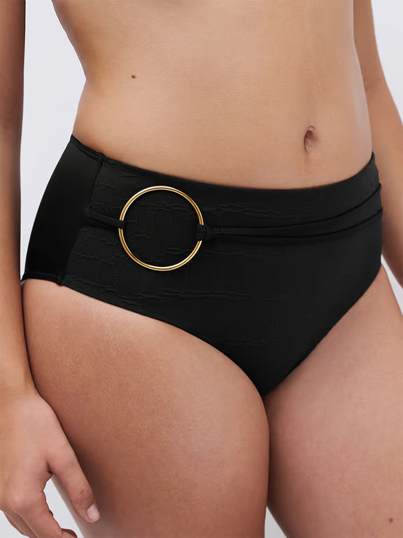 Eclipse Brief Swim Bottom Black - 4