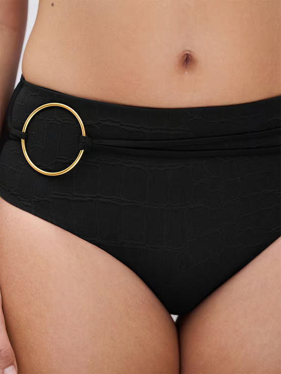 Eclipse Brief Swim Bottom Black - 3