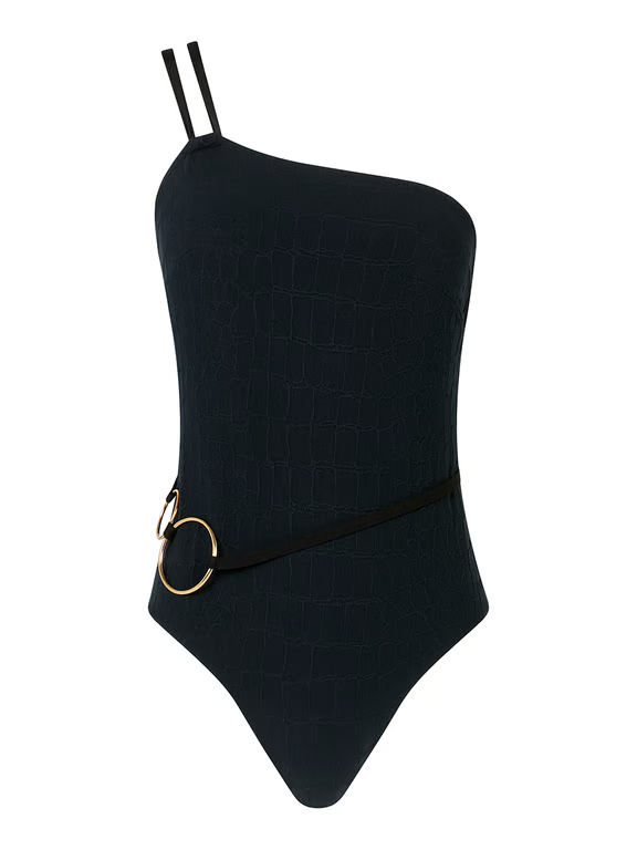Eclipse One-Piece Swimsuit Black - 1