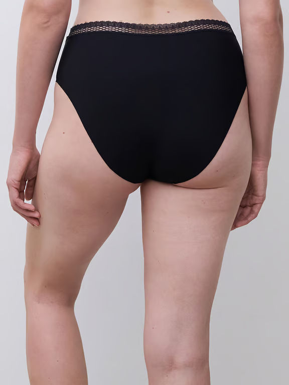 Cozy Chic High Cut Brief Black - 3