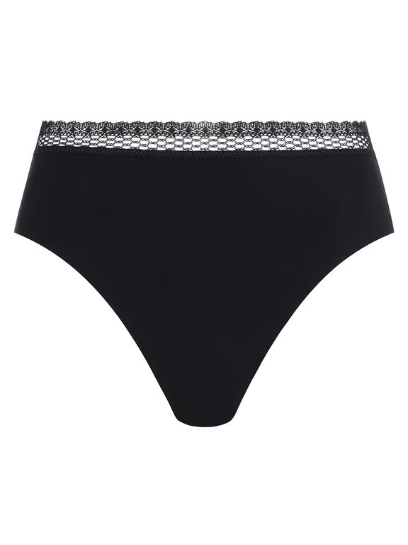 Chantelle Lab+ | COZY CHIC - Cozy Chic High Cut Brief Black - 2