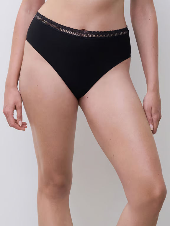 Cozy Chic High Cut Brief Black - 2